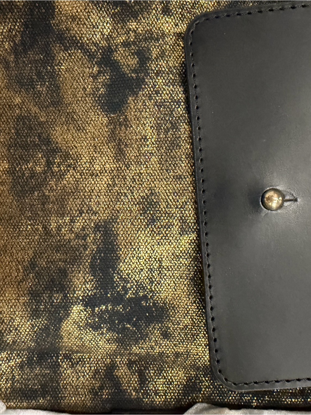 Kempton & Co - RARE - Black Gold Splatter Tote Bag - Picture 9 of 15